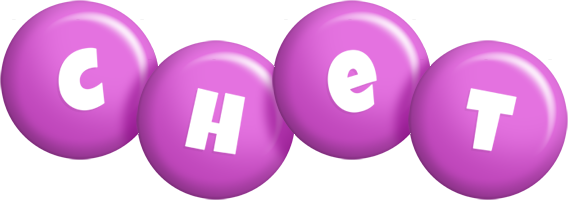 Chet candy-purple logo