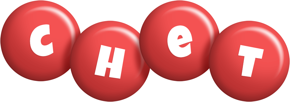 Chet candy-red logo