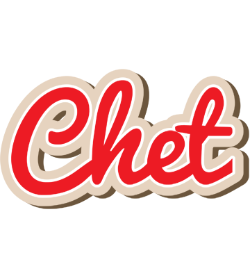 Chet chocolate logo