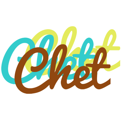Chet cupcake logo