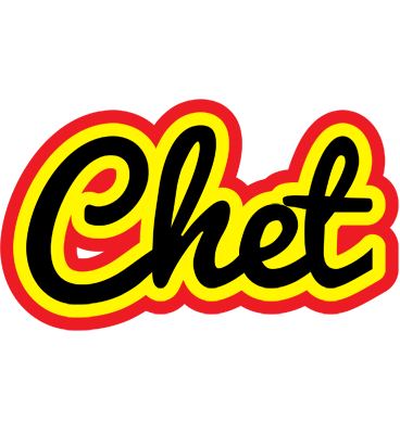 Chet flaming logo
