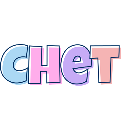 Chet pastel logo