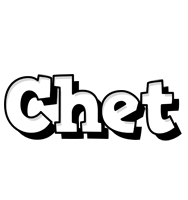 Chet snowing logo
