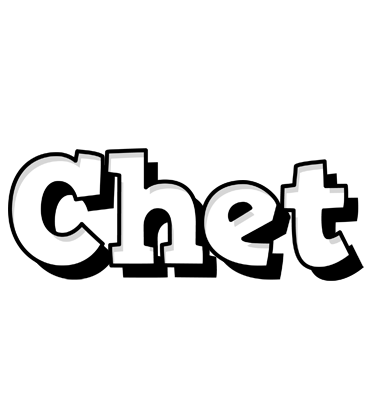 Chet snowing logo
