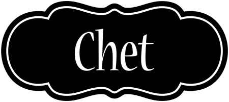 Chet welcome logo