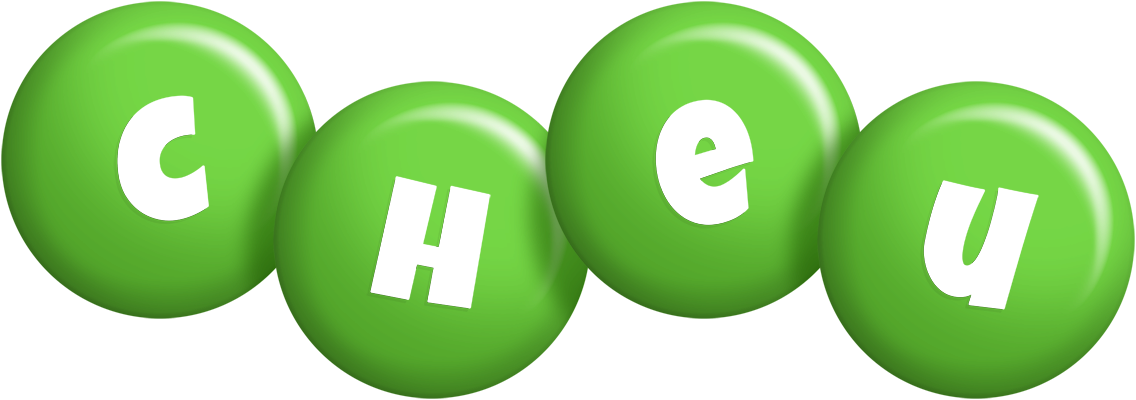Cheu candy-green logo