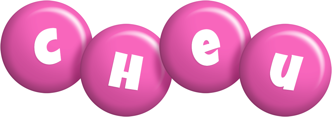 Cheu candy-pink logo