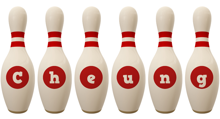 Cheung bowling-pin logo