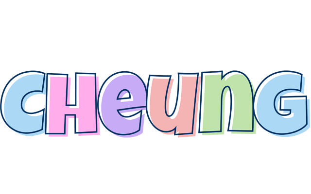 Cheung pastel logo