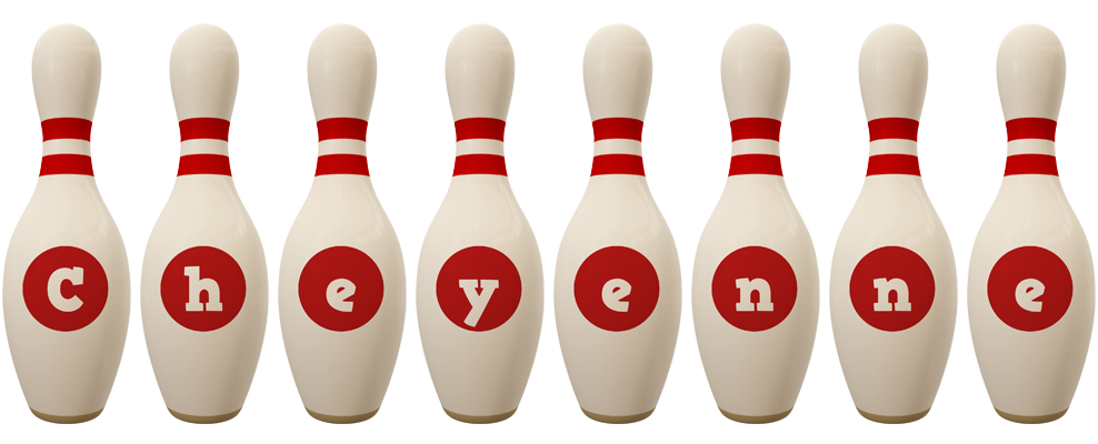 Cheyenne bowling-pin logo