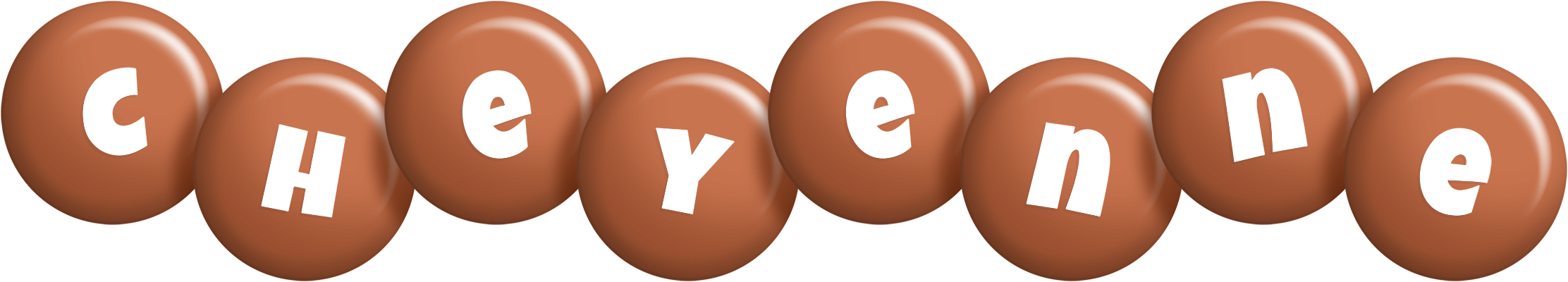 Cheyenne candy-brown logo