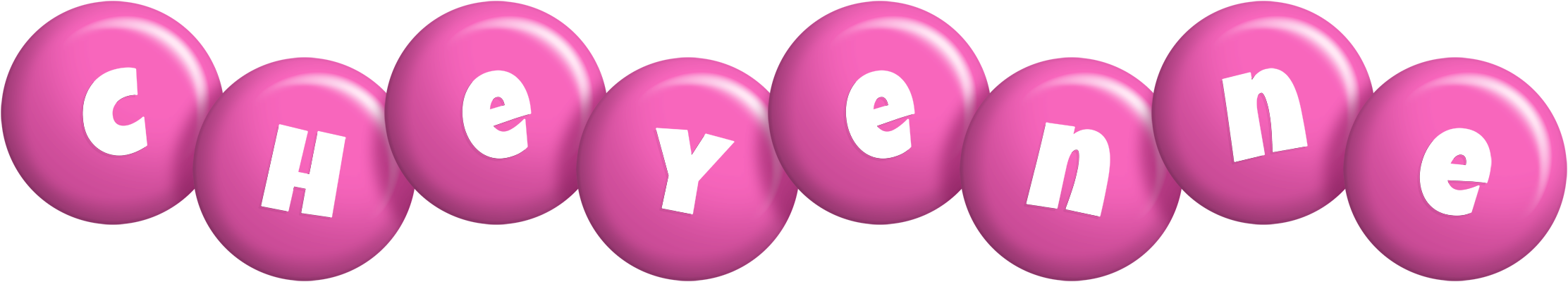 Cheyenne candy-pink logo