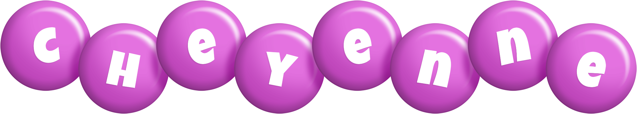 Cheyenne candy-purple logo