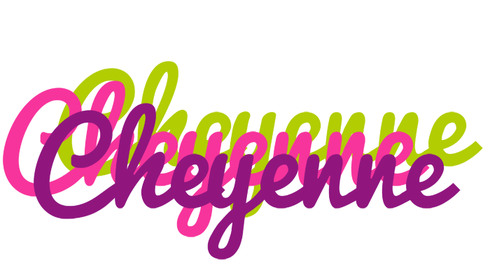 Cheyenne flowers logo