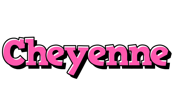 Cheyenne girlish logo