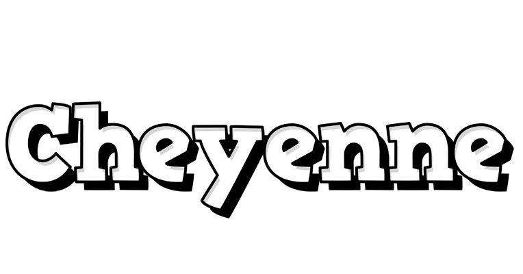 Cheyenne snowing logo