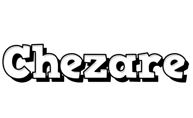 Chezare snowing logo