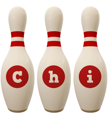 Chi bowling-pin logo