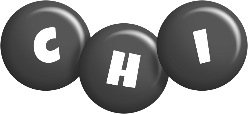 Chi candy-black logo