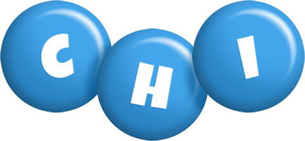 Chi candy-blue logo