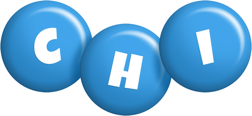 Chi candy-blue logo