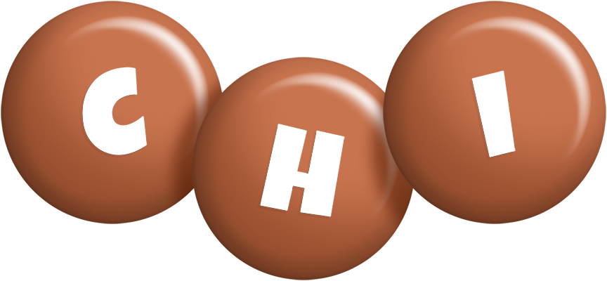Chi candy-brown logo