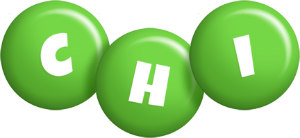 Chi candy-green logo