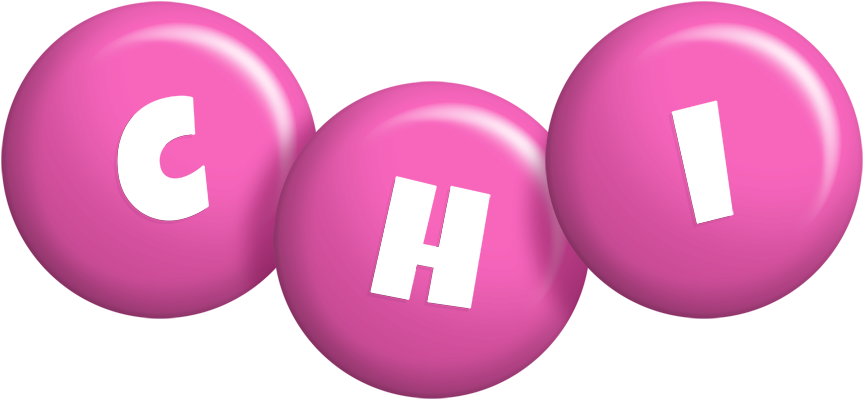 Chi candy-pink logo