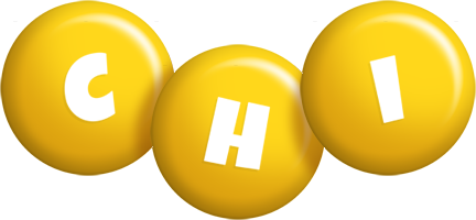 Chi candy-yellow logo