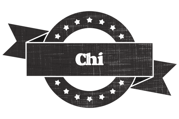 Chi grunge logo