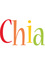 Chia birthday logo