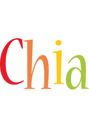 Chia birthday logo