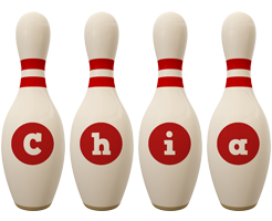 Chia bowling-pin logo