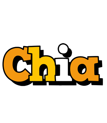 Chia cartoon logo
