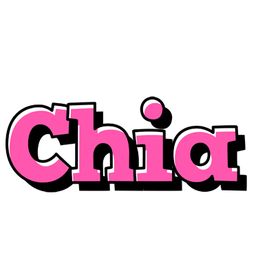 Chia girlish logo