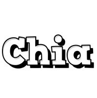 Chia snowing logo