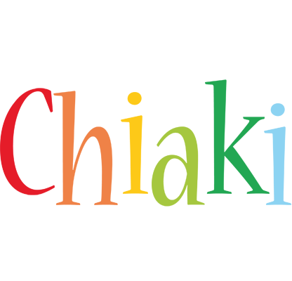 Chiaki birthday logo