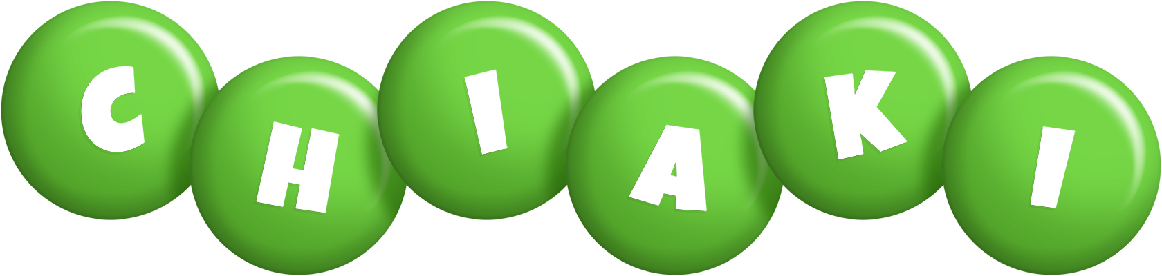Chiaki candy-green logo