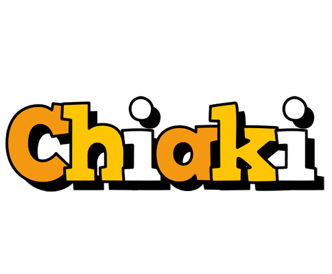 Chiaki cartoon logo