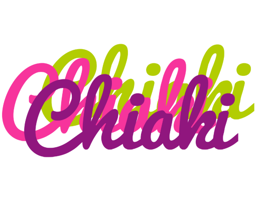 Chiaki flowers logo