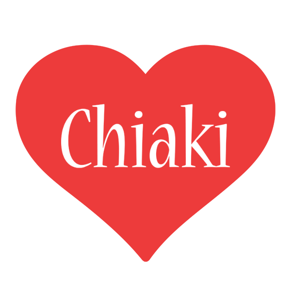 Chiaki love logo