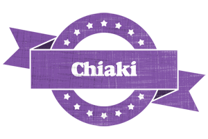 Chiaki royal logo