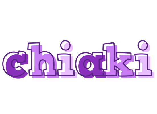Chiaki sensual logo
