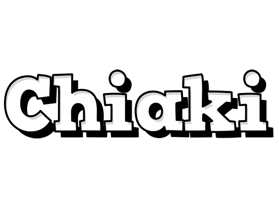 Chiaki snowing logo