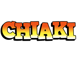 Chiaki sunset logo