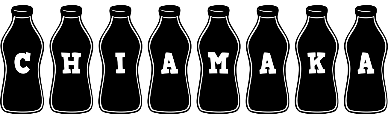 Chiamaka bottle logo