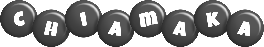 Chiamaka candy-black logo