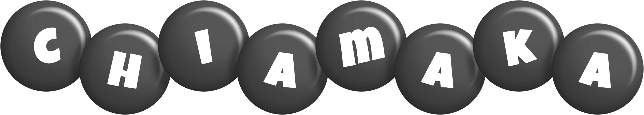 Chiamaka candy-black logo