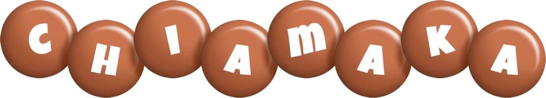 Chiamaka candy-brown logo