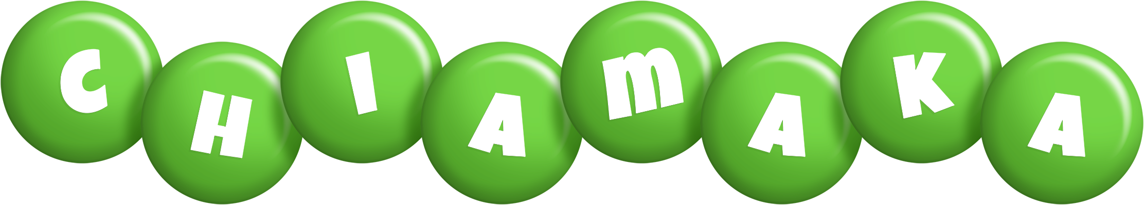 Chiamaka candy-green logo